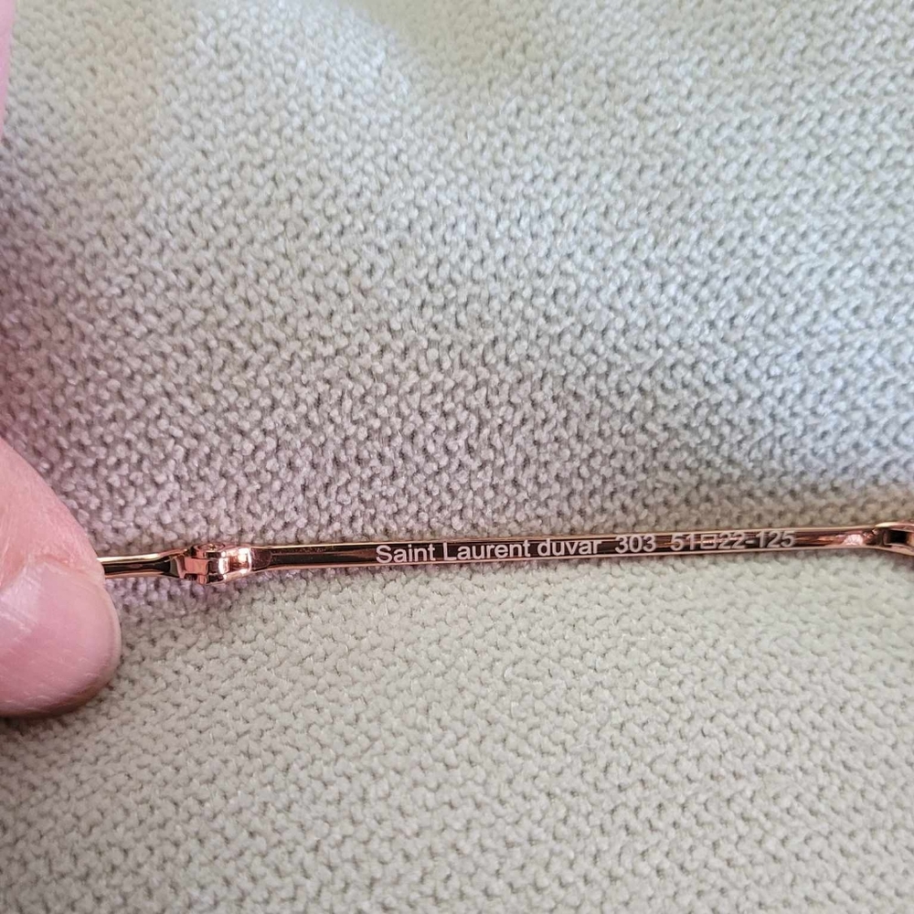 Saint Laurent rose colored glasses - Picture 4 of 7